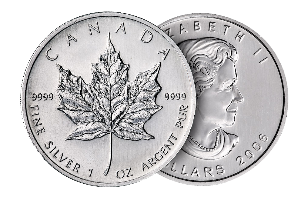 Silver Canadian Maple Leaf coin at Mile High Coin in Denver CO